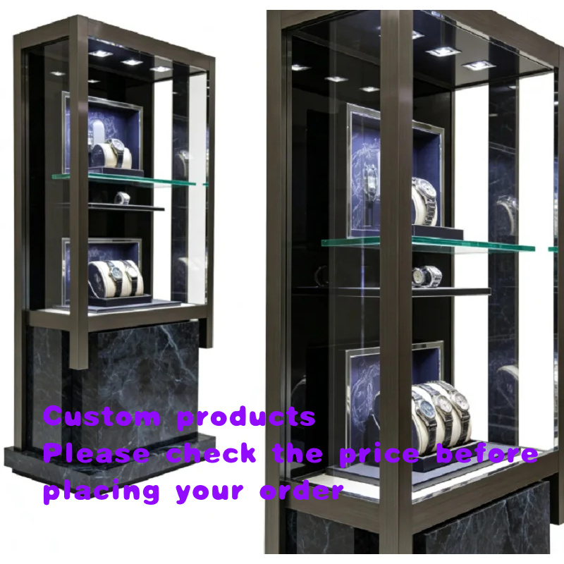 Luxury Watch Tier - custom.Luxury Multi-Tier Freestanding Watch Display Cabinet,