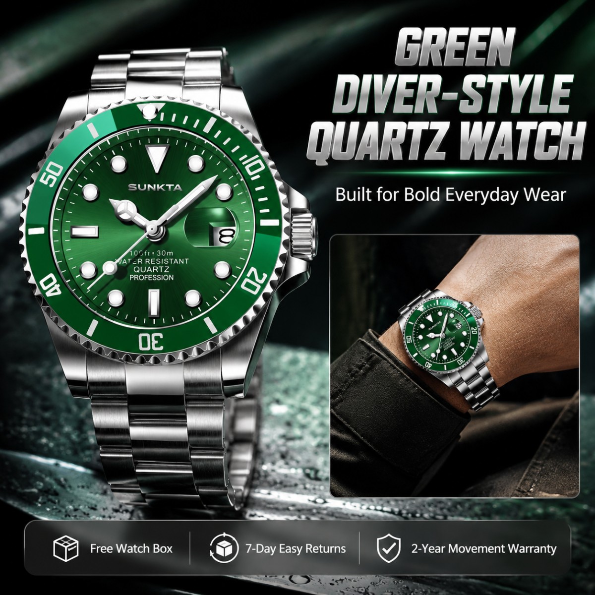 Luxury Watch All Brands - 2026 SUNKTA Top Brand Luxury Men