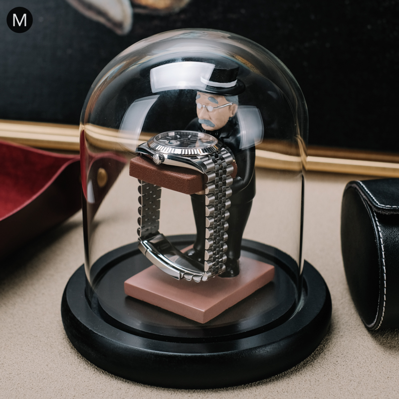 Luxury Watch Display Case - Table Vintage Watch Holder Organizer Case