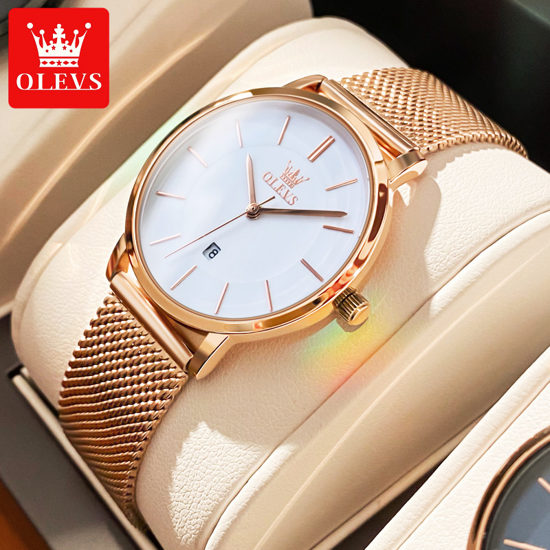 Luxury Watch Display Case - OLEVS Watches For Women Quartz Waterproof