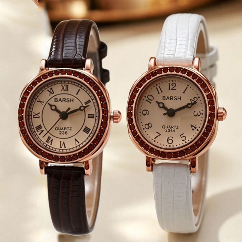 Luxury Watch With Arabic Numerals - Luxury Women Watch Fashion Leather Strap