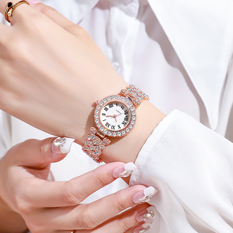 5PCS Luxury Rhinestone Women's - Luxury Watch Holder 评论和价格