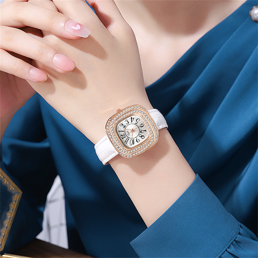 Fashion Full Star Luxury Ladie - Luxury Watch With Arabic Numerals 评论和价格