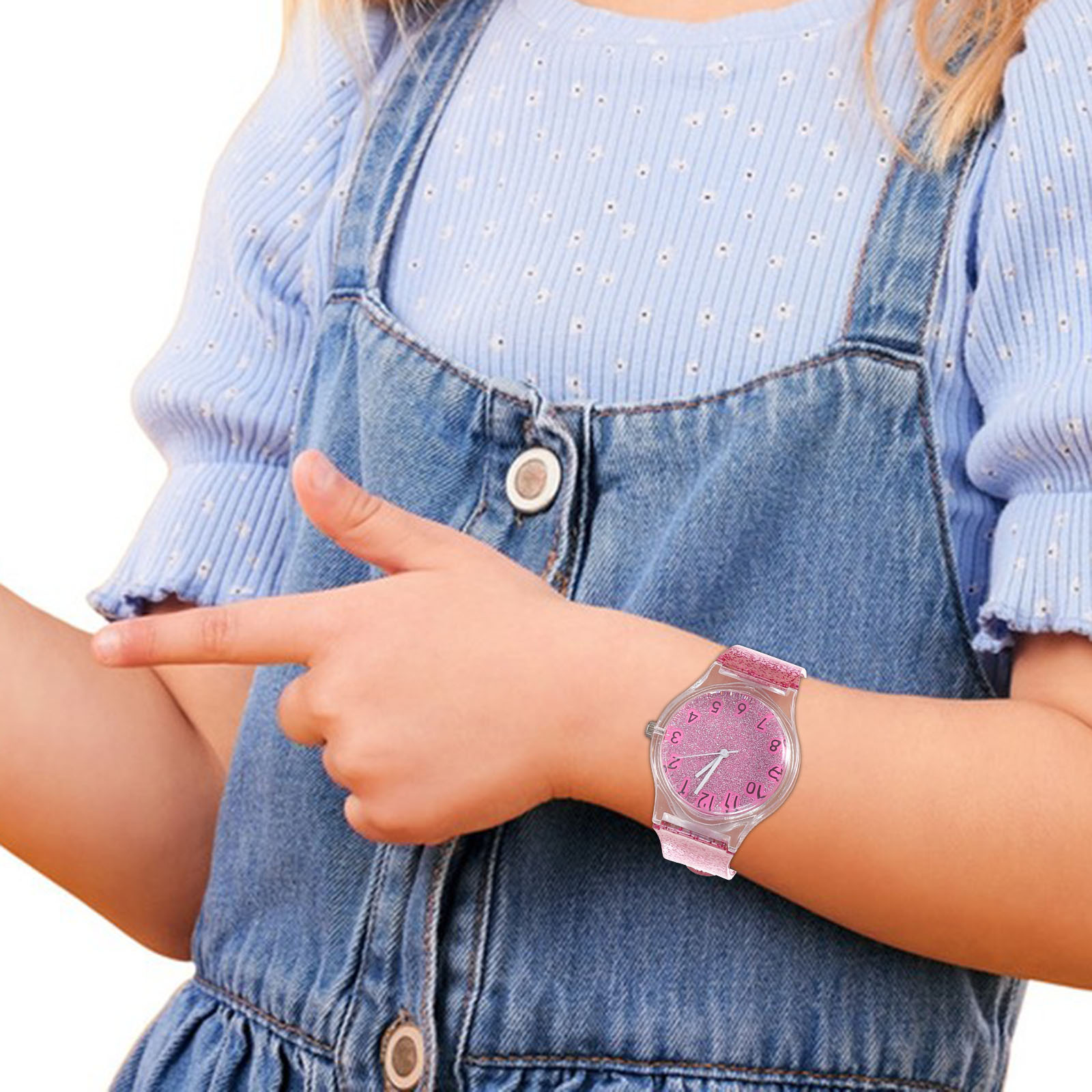 Kids Watch Colorful Shining De - Luxury Watch White 评论和价格
