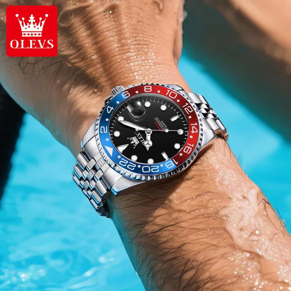 OLEVS 5657 Original Brand Men' - Luxury Watch Business 评论和价格