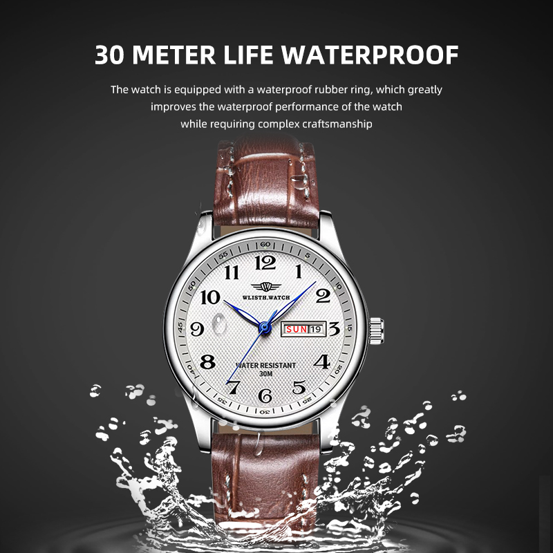 WLISTH Luxury Brand Men's Watc - Luxury Watch With Arabic Numerals 评论和价格