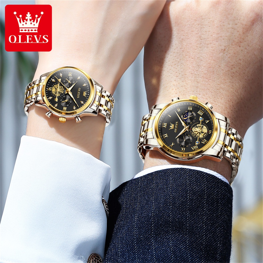 OLEVS Quartz Couple Watch Luxu - Luxury Watch Zone 评论和价格