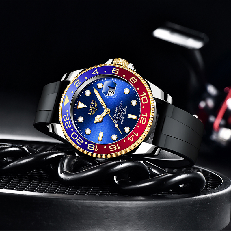LIGE 2026 New Luxury Men Quart - Luxury Watch Display Case 评论和价格
