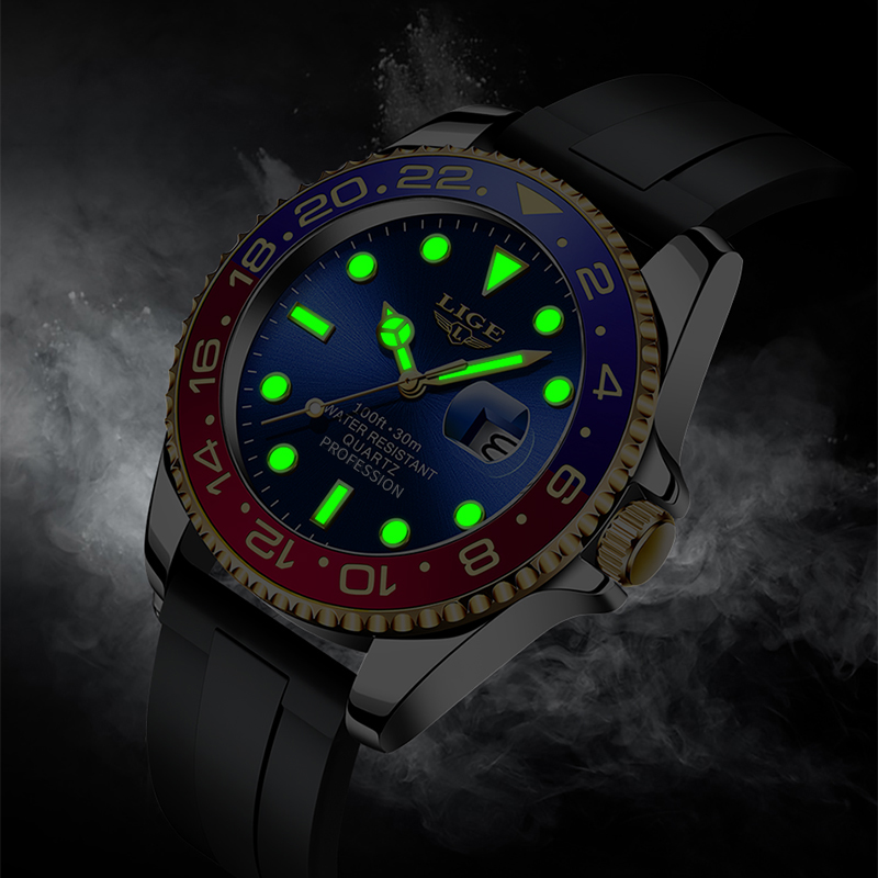 LIGE 2026 New Luxury Men Quart - Luxury Watch Display Case 评论和价格