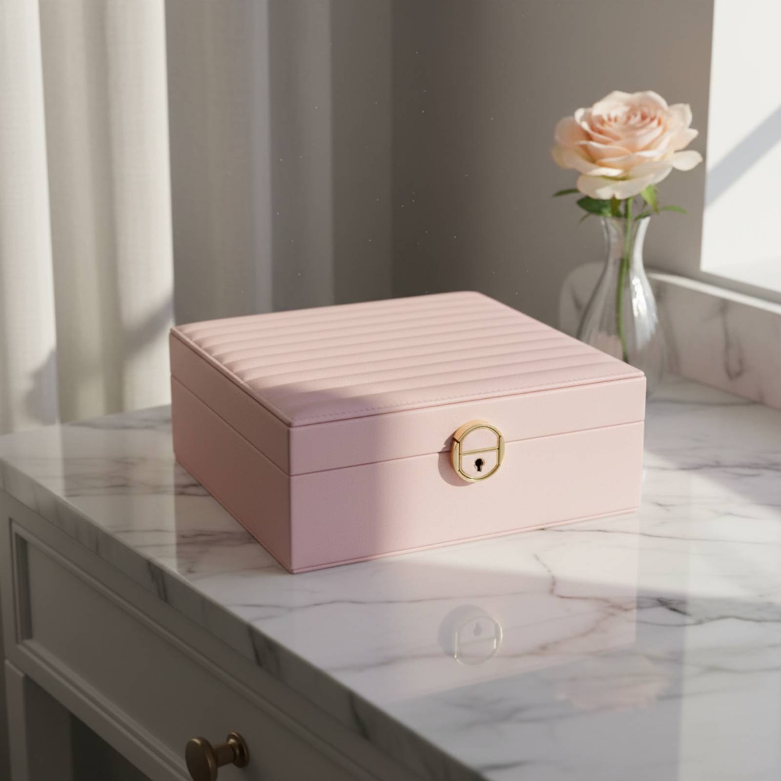 Multi-Tier Jewelry Box Soft Lu - Luxury Watch Tier 评论和价格