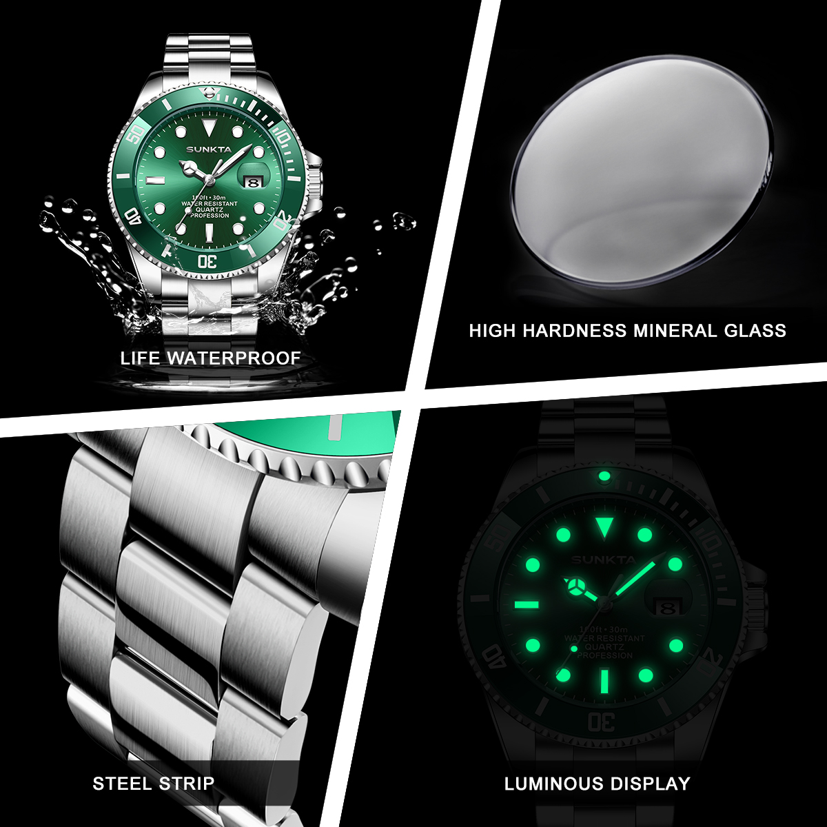 2026 SUNKTA Top Brand Luxury M - Luxury Watch All Brands 评论和价格