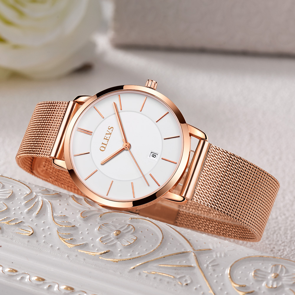 OLEVS Watches For Women Quartz - Luxury Watch Display Case 评论和价格
