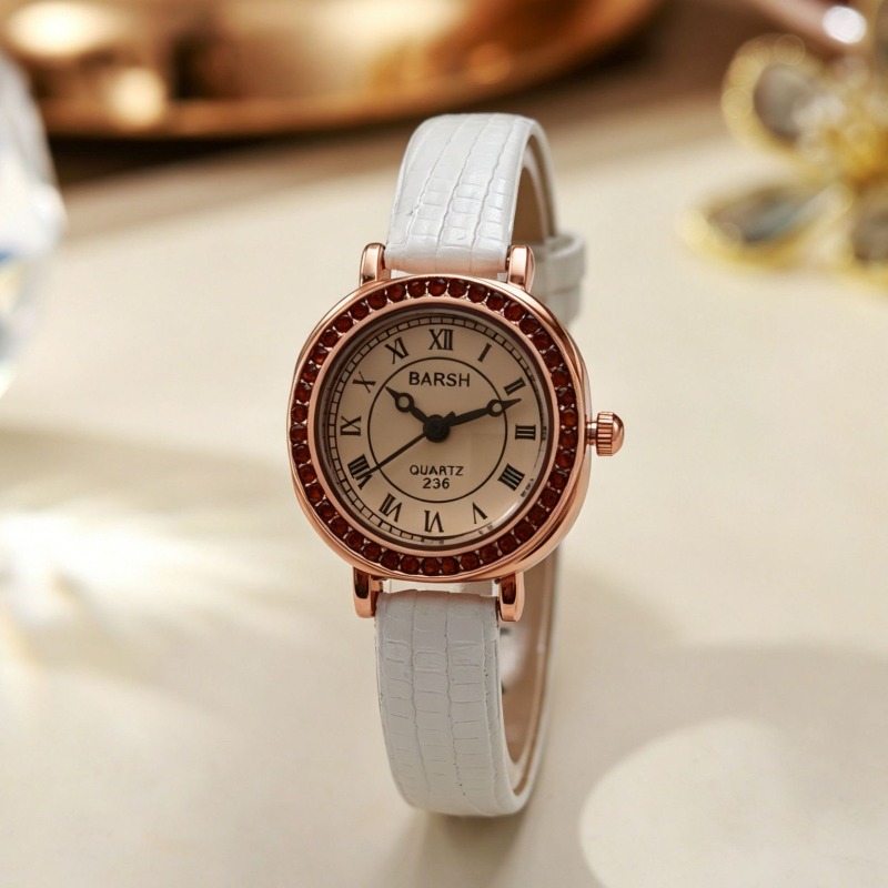 Luxury Women Watch Fashion Lea - Luxury Watch With Arabic Numerals 评论和价格