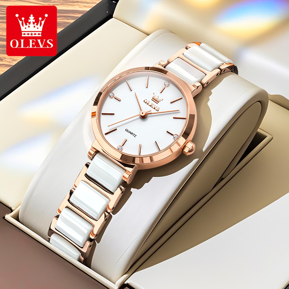 OLEVS Women Watch 5877 Luxury  - Luxury Watch Display Case 评论和价格