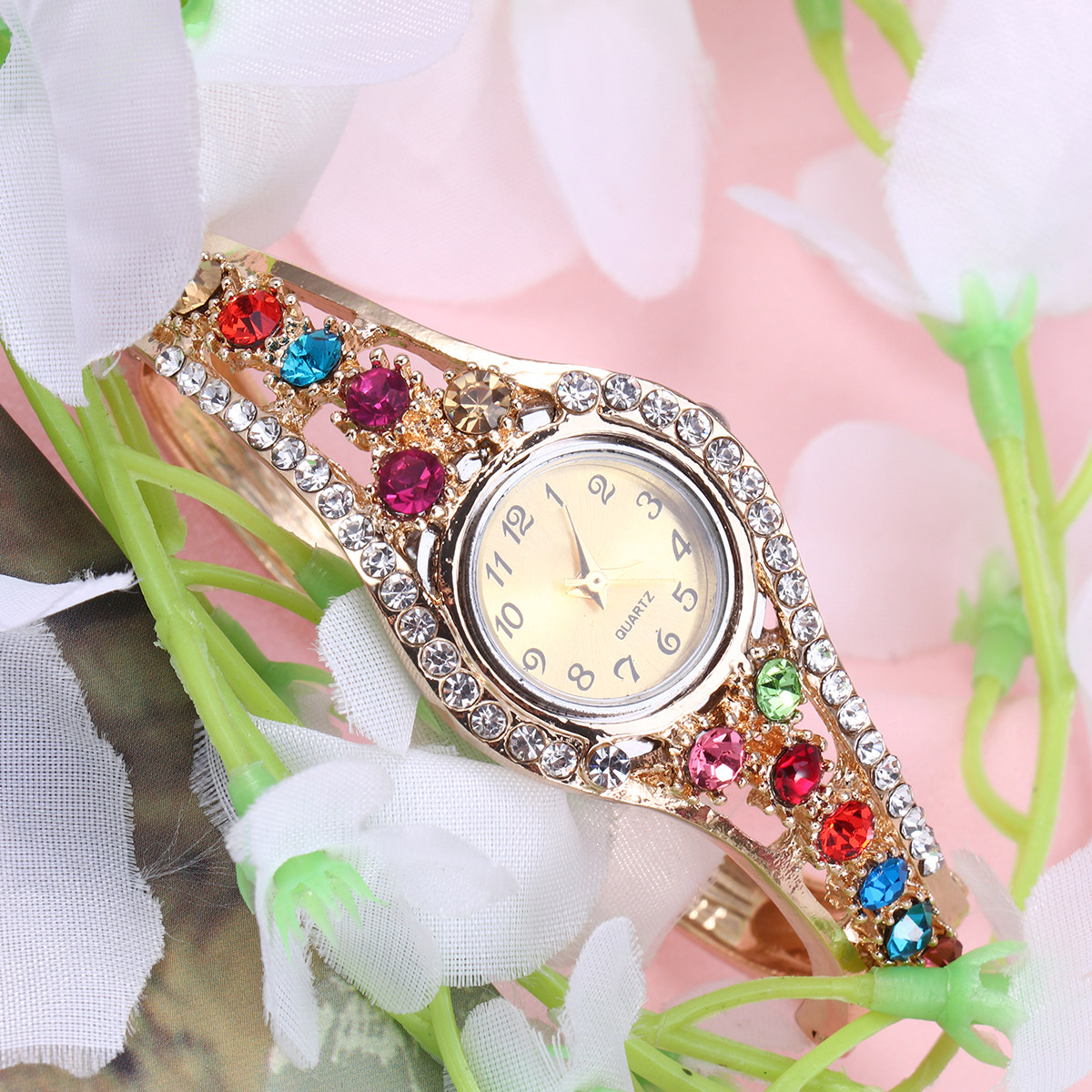 Elegant Women's Bracelet Watch - Luxury Watch White 评论和价格
