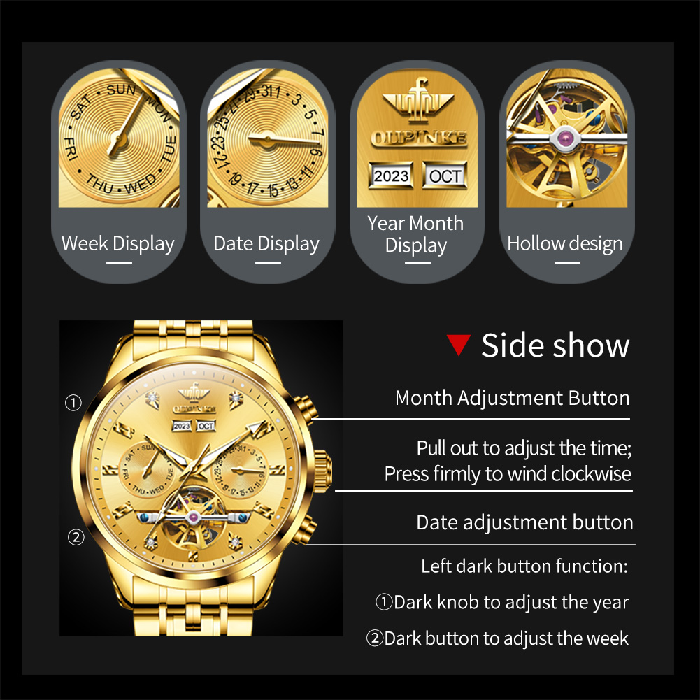 OUPINKE 3248 Tourbillon Watch  - Luxury Watch All Brands 评论和价格