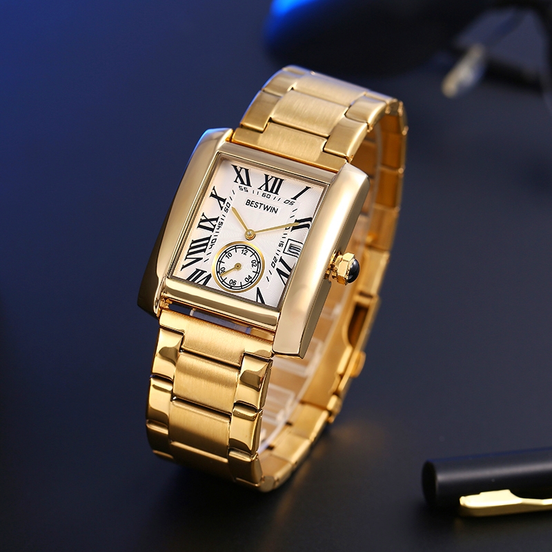 Luxury Men's Watch Men's Gold  - Luxury Watch White 评论和价格