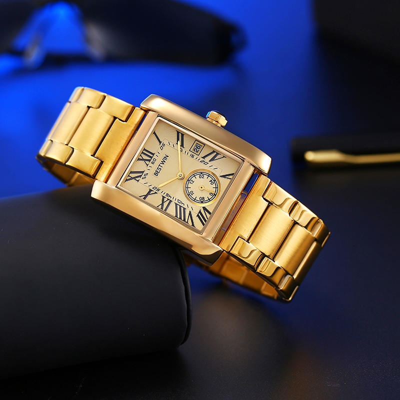 Luxury Men's Watch Men's Gold  - Luxury Watch White 评论和价格