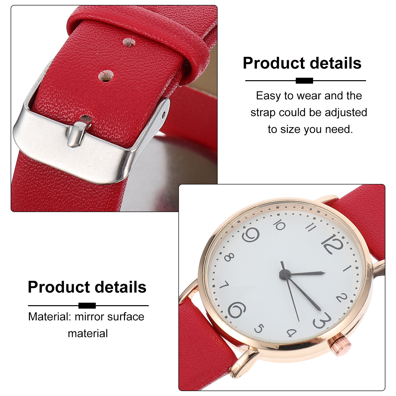 Lady Wristwatch Premium Band F - Luxury Watch White 评论和价格