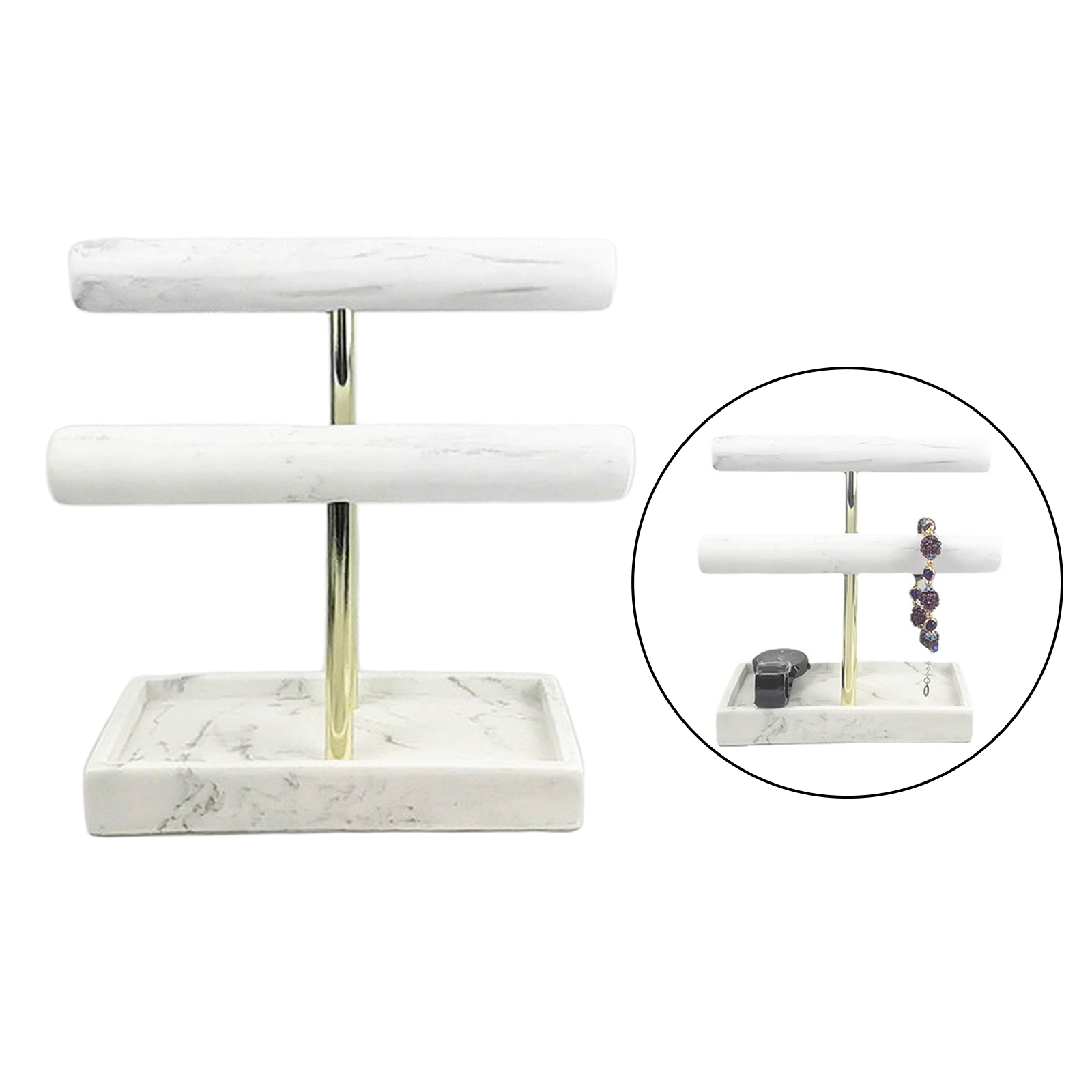 2 Tiers Luxury Marble Watch Ho - Luxury Watch Tier 评论和价格