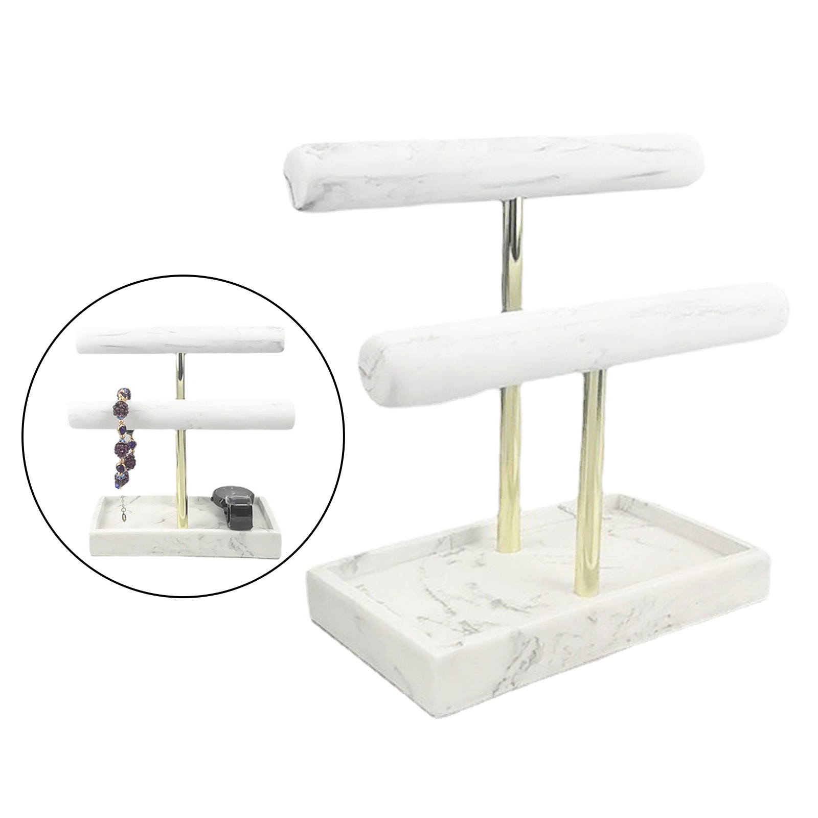 2 Tiers Luxury Marble Watch Ho - Luxury Watch Tier 评论和价格