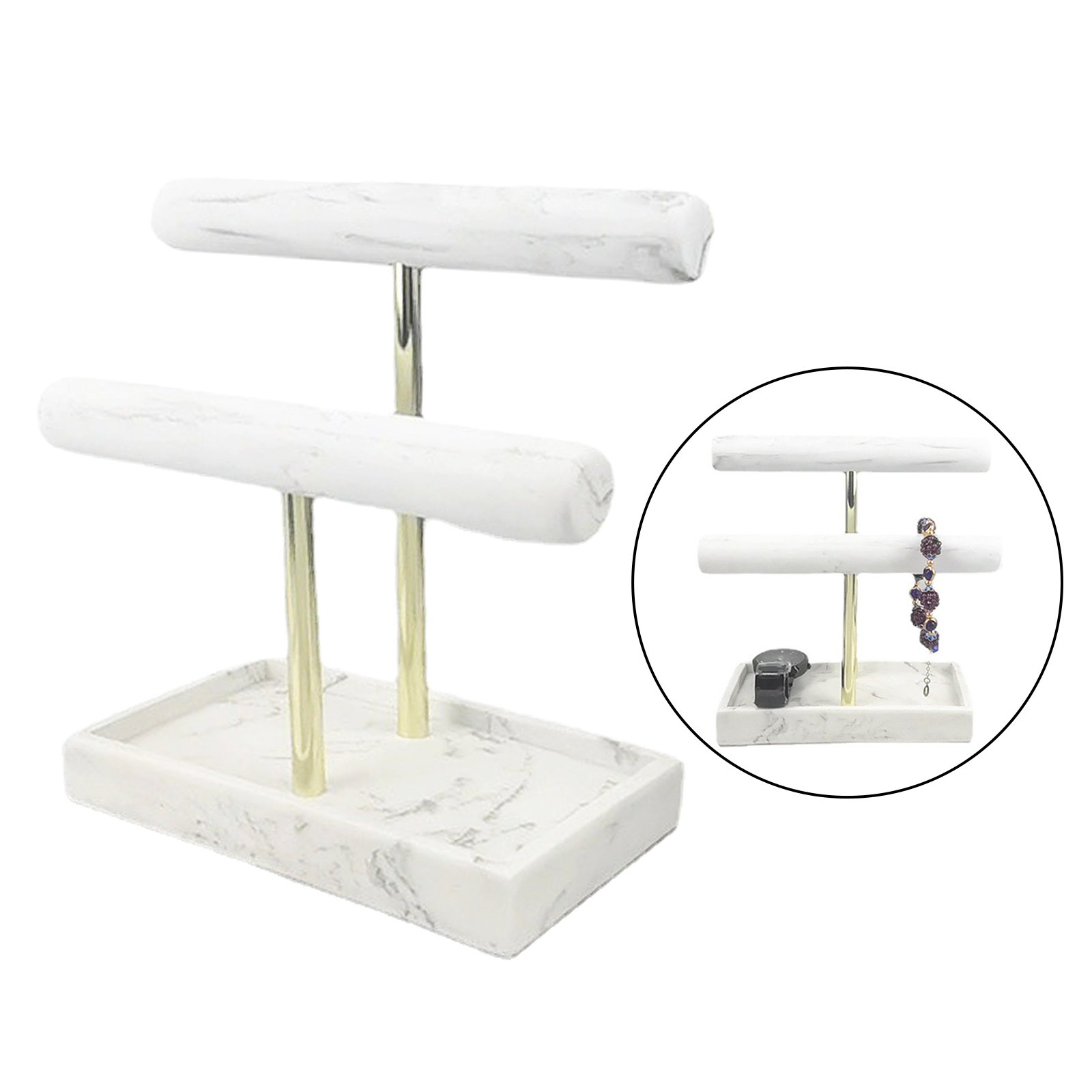 2 Tiers Luxury Marble Watch Ho - Luxury Watch Tier 评论和价格