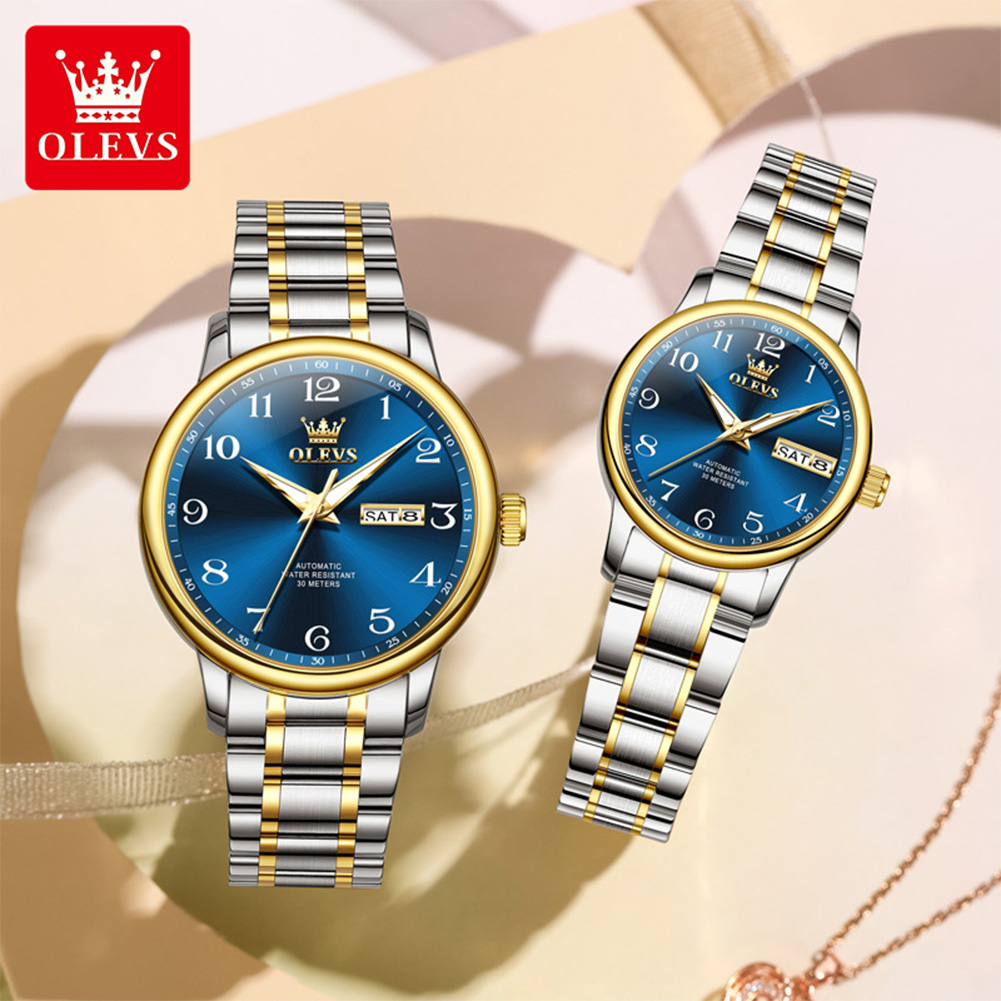 OLEVS Original Couple Watch 2  - Luxury Watch With Arabic Numerals 评论和价格