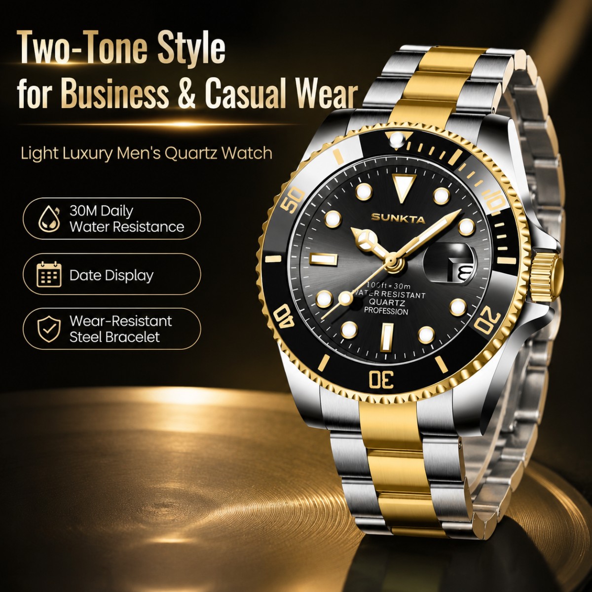 SUNKTA Top Brand Luxury Men Wa - Luxury Watch All Brands 评论和价格