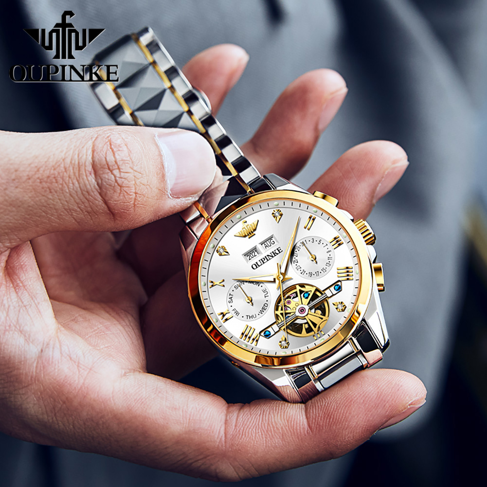 OUPINKE 3186 Men Watch All Aut - Luxury Watch All Brands 评论和价格