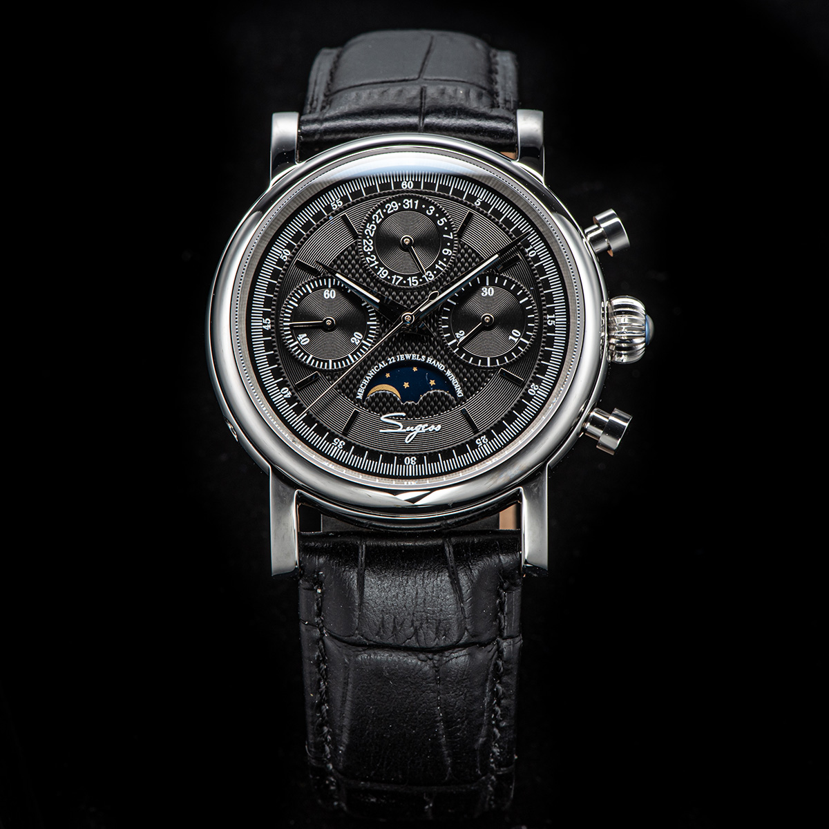 Sugess Pilot Chronograph Mecha - Seiko Watch Presage 评论和价格