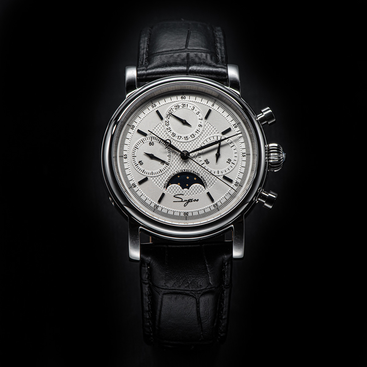 Sugess Pilot Chronograph Mecha - Seiko Watch Presage 评论和价格