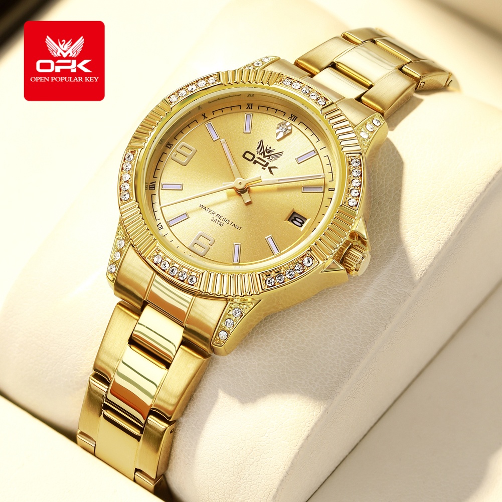 OPK 8184 Luxury All Gold Watch - Luxury Watch All Brands 评论和价格