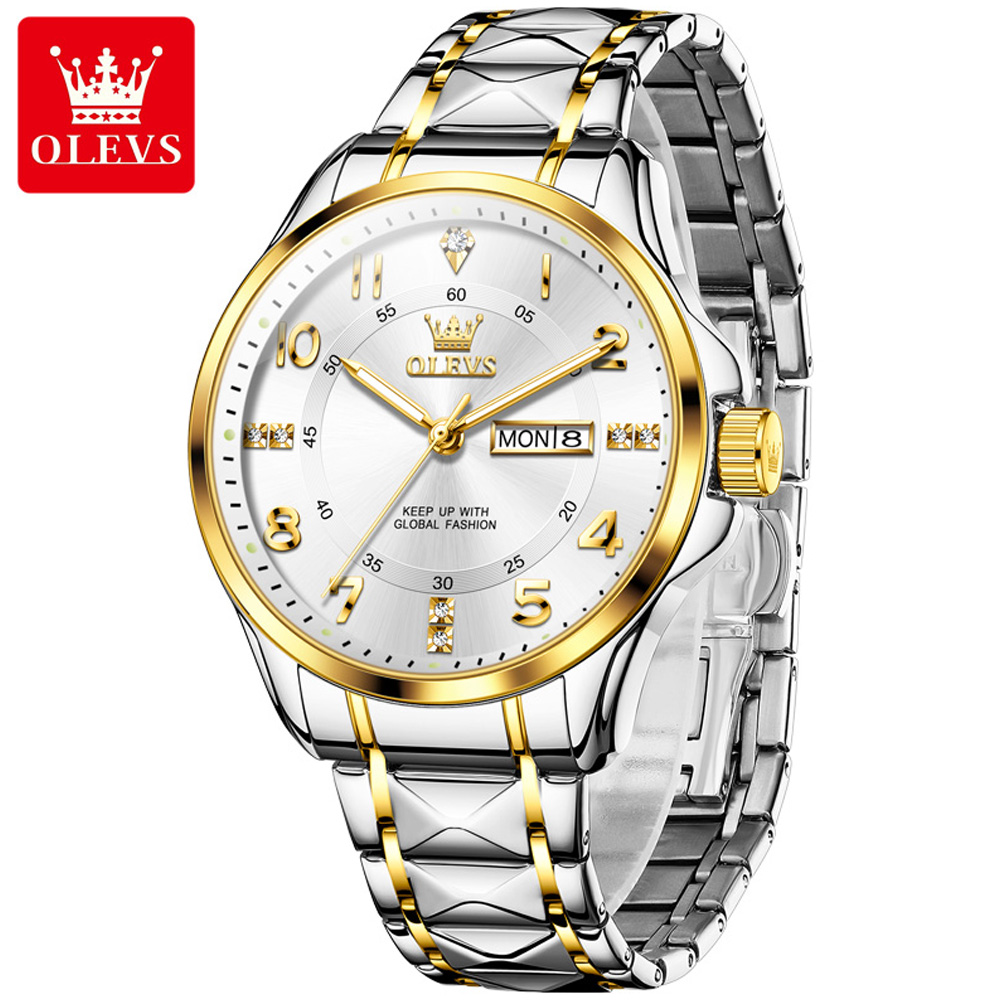 OLEVS Brand original wristwatc - Luxury Watch With Arabic Numerals 评论和价格