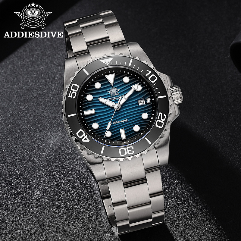 ADDIESDIVE Men's 2115 Quartz W - Luxury Watch Holder 评论和价格