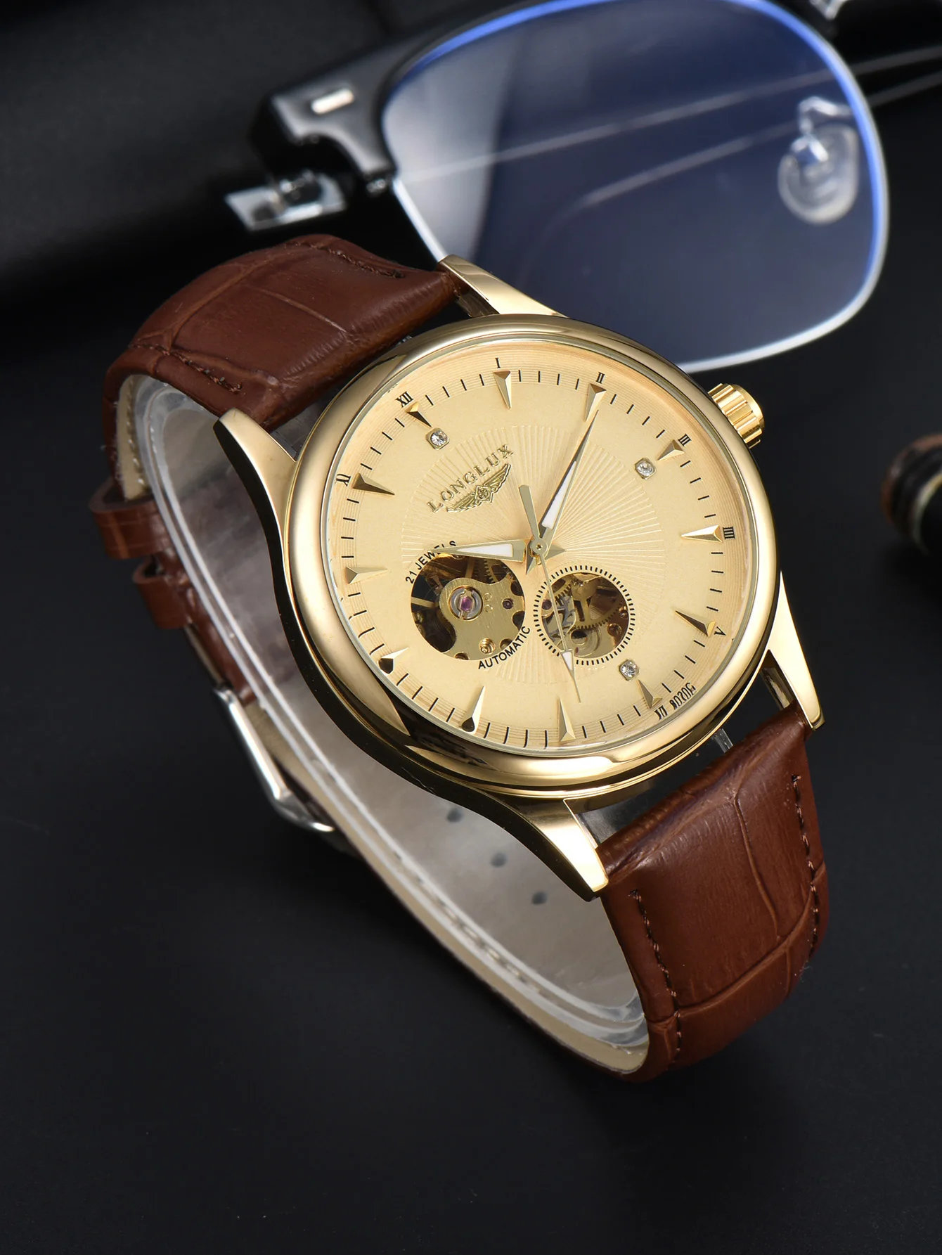LONGLUX Automatic Watch Elegan - Seiko Watch Presage 评论和价格